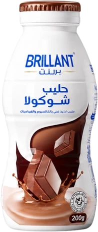 عبوة حليب برلنت بنكهة الشوكولا 200 مل
